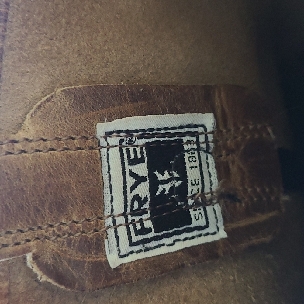Frye square toe boots